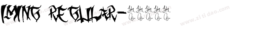 IMing Regular字体转换